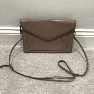 Large envelope mauve Rebecca minkoff bag
